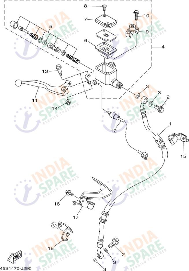 FRONT MASTER CYLINDER